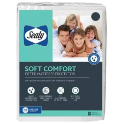 Sealy Soft Comfort Fitted Mattress Protector -Bedding Shop 4473648 ALT2