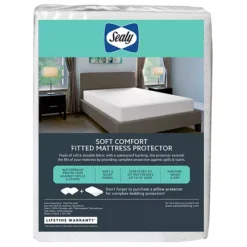 Sealy Soft Comfort Fitted Mattress Protector -Bedding Shop 4473648 ALT3