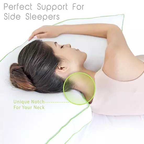 Sleep Yoga Side Sleepers Pillow 5 Sleep Yoga Side Sleepers Pillow - Image 5