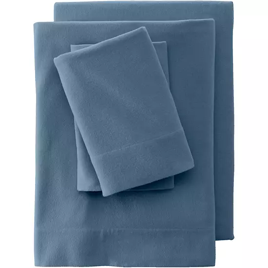 Lands' End Velvet Flannel Sheet Set Or 2-pack Pillowcase Set 7 Lands' End Velvet Flannel Sheet Set Or 2-pack Pillowcase Set - Image 7
