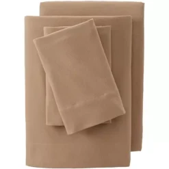 Lands' End Velvet Flannel Sheet Set Or 2-pack Pillowcase Set 17 Lands' End Velvet Flannel Sheet Set Or 2-pack Pillowcase Set -Bedding Shop 4545432 Rich Camel
