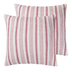 Levtex Home 2-pack Camden Euro Sham Set -Bedding Shop 4548648 Red Stripe