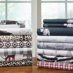 Pointehaven Deep Pocket Flannel Sheet Set -Bedding Shop 4637527 ALT2
