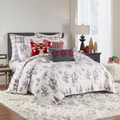 Levtex Home Villa Lugano Whimsical Winter Sleigh Bells Quilt Or Sham 11 Levtex Home Villa Lugano Whimsical Winter Sleigh Bells Quilt Or Sham -Bedding Shop 4638843 ALT4