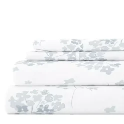 Home Collection Premium Flannel Sheet Set -Bedding Shop 4676040 Blue Floral