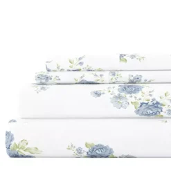 Home Collection Premium Flannel Sheet Set -Bedding Shop 4676040 Blue Rose