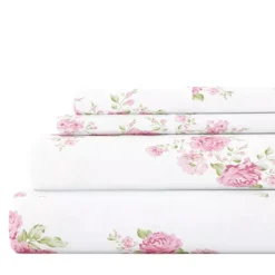 Home Collection Premium Flannel Sheet Set -Bedding Shop 4676040 Pink Rose
