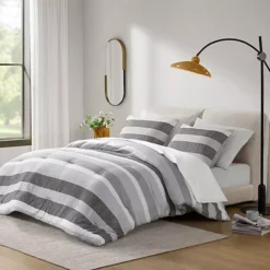 510 Design Blake Stripe Textured Print Comforter Set 20 510 Design Blake Stripe Textured Print Comforter Set -Bedding Shop 47193785 CC ALT9