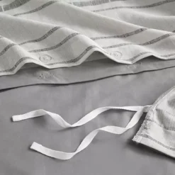 Madison Park Nico 3-Piece Stripe Duvet Cover Set -Bedding Shop 47832769 CC ALT3