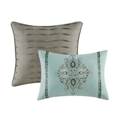 Madison Park Soft Medallion 6-pc. Comforter Set With Coordinating Throw Pillows -Bedding Shop 47840574 CC ALT4