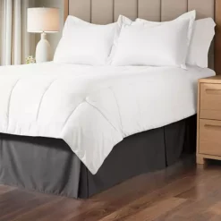 Home Collection Premium Pleated Bed Skirt 35 Home Collection Premium Pleated Bed Skirt -Bedding Shop 4810276 Gray