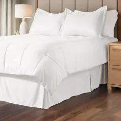 Home Collection Premium Pleated Bed Skirt 38 Home Collection Premium Pleated Bed Skirt -Bedding Shop 4810276 White