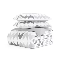 Home Collection Premium Ultra Soft Chevron Sleep Pattern Reversible Duvet Cover Set -Bedding Shop 4814424 ALT2