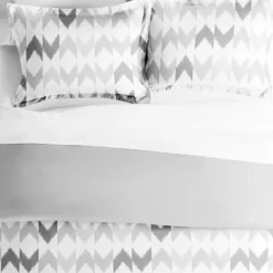 Home Collection Premium Ultra Soft Chevron Sleep Pattern Reversible Duvet Cover Set -Bedding Shop 4814424 ALT5