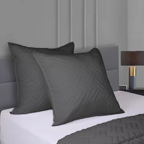 Hotelier Quilted Coverlet Euro Sham 2 Hotelier Quilted Coverlet Euro Sham - Image 2