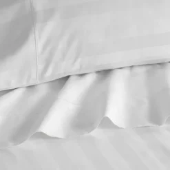 Hotelier Egyptian Cotton Blend Stripe Sheet Set -Bedding Shop 48340067 CC ALT4
