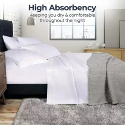 SUPERIOR Egyptian Cotton 1000 Thread Count 4-pc. Deep Pocket Sheet Set With Pillowcases -Bedding Shop 48613934 CC ALT7