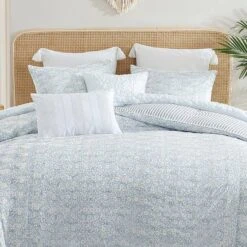 Peri Ikat Eyelet Duvet Cover Set With Shams -Bedding Shop 48664091 CC ALT3