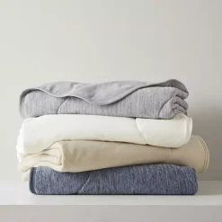 Sharper Image Cooling Touch Down Alternative Throw Blanket -Bedding Shop 49193750 CC ALT4