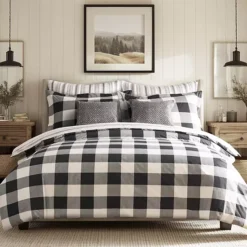 Levtex Home Camden Black Duvet Cover Set With Shams
