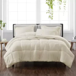 Cannon Solid Comforter Set With Shams -Bedding Shop 4937262 Ivory