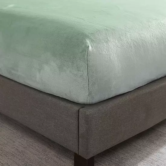 Swift Home Microplush Flannel Fitted Sheet 2 Swift Home Microplush Flannel Fitted Sheet - Image 2