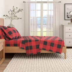 Madelinen Turkish Cotton Printed Flannel Luxurious Sheet Set -Bedding Shop 49644003 CC ALT10