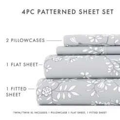 Home Collection Floral Sheet Set 15 Home Collection Floral Sheet Set -Bedding Shop 4977053 ALT3