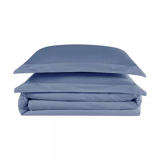 Truly Calm Silver Cool White Duvet Cover Set With Shams 3 Truly Calm Silver Cool White Duvet Cover Set With Shams - Image 3