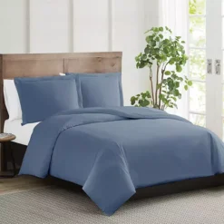 Truly Calm Silver Cool White Duvet Cover Set With Shams 13 Truly Calm Silver Cool White Duvet Cover Set With Shams -Bedding Shop 4988278 ALT5