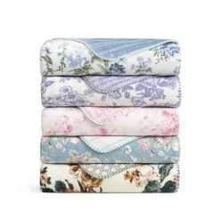 Laura Ashley Zoe Reversible Coco Flannel Throw -Bedding Shop 50021225 CC ALT4