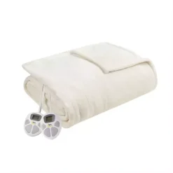 Serta® Plush Heated Electric Bed Blanket