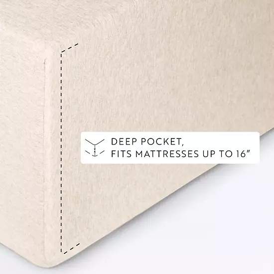 Home Collection Ultra Soft Cotton Jersey Sheet Set 6 Home Collection Ultra Soft Cotton Jersey Sheet Set - Image 6