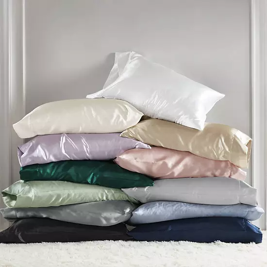 Madison Park Essentials Satin Luxury Pillowcases 11 Madison Park Essentials Satin Luxury Pillowcases - Image 11