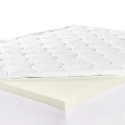 Serta 2+2 Layered Luxury Memory Foam Mattress Topper