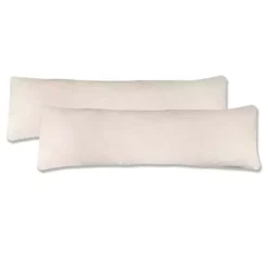 Fresh Ideas Microsuede Body Pillow Cover 2-Pack Set 15 Fresh Ideas Microsuede Body Pillow Cover 2-Pack Set -Bedding Shop 5120869 Beige