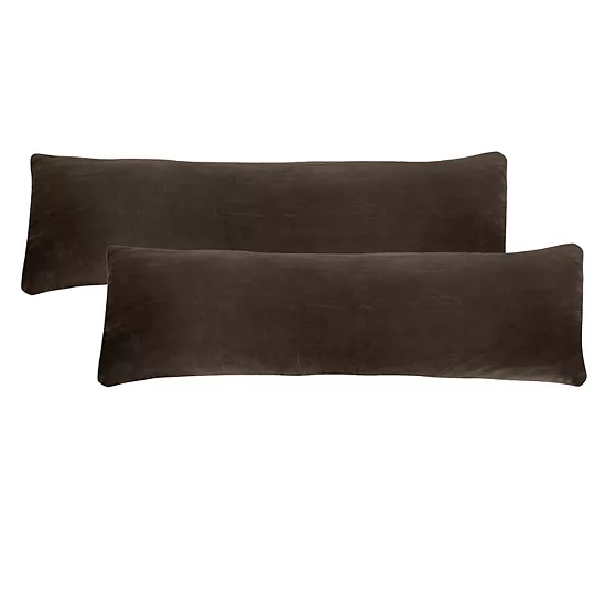 Fresh Ideas Microsuede Body Pillow Cover 2-Pack Set 7 Fresh Ideas Microsuede Body Pillow Cover 2-Pack Set - Image 7