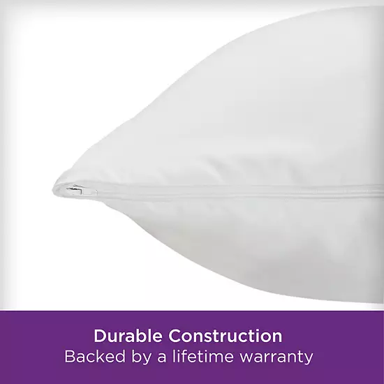 AllerEase Ultimate Cotton Zippered Pillow Protector 6 AllerEase Ultimate Cotton Zippered Pillow Protector - Image 6