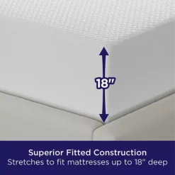 AllerEase CleanBoost Quilted Luxury Mattress Protector For Ultimate Comfort -Bedding Shop 51792959 CC ALT7