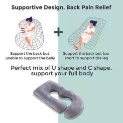 Momcozy U-Shaped Pregnancy Pillow -Bedding Shop 51881894 CC ALT6