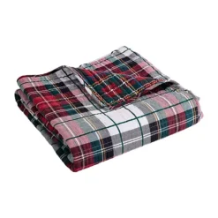 Levtex Home Thatch Home Spencer Plaid Quilted Throw Blanket -Bedding Shop 5197895 Multi