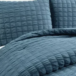 Lush Decor Crinkle Textured Dobby Comforter Set With Shams -Bedding Shop 5262309 ALT2