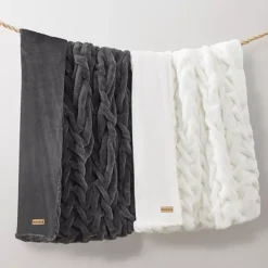 Bearpaw Claire Faux Fur Throw Blanket -Bedding Shop 52661077 CC ALT6