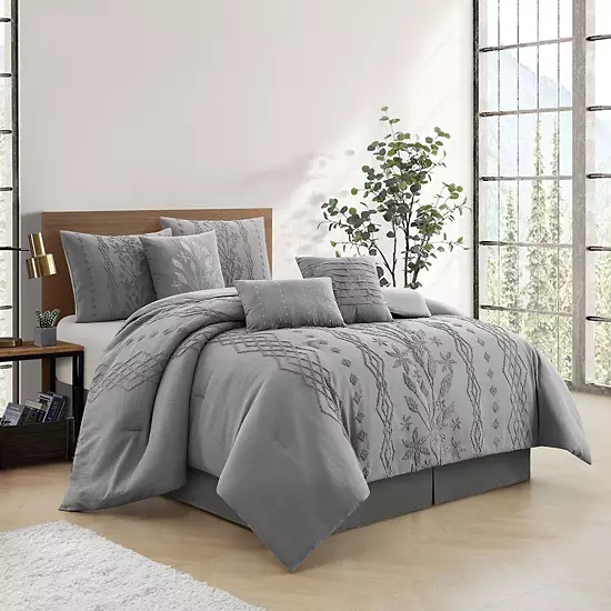 Nanshing Amalthea 7-pc. Leaves Comforter Set 2 Nanshing Amalthea 7-pc. Leaves Comforter Set - Image 2