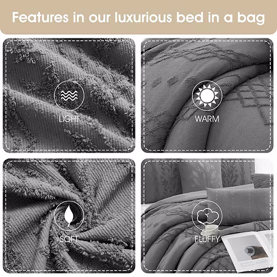 Nanshing Amalthea 7-pc. Leaves Comforter Set 6 Nanshing Amalthea 7-pc. Leaves Comforter Set - Image 6