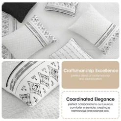 Nanshing Gordinia 7-pc. Geometric Comforter Set -Bedding Shop 52721975 CC ALT4