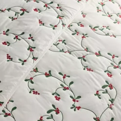 St. Nicholas Square® Embroidered Holly Berry Quilt Set -Bedding Shop 52988167 CC ALT2