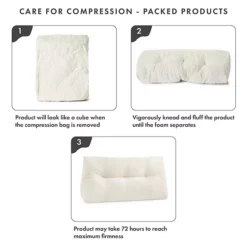 Bearpaw Headboard Sherpa Wedge Pillow -Bedding Shop 53005569 CC ALT10