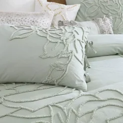 Peri Chenille Rose Duvet Cover Set With Shams -Bedding Shop 53038896 CC ALT4