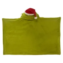 The Grinch Hooded Throw Blanket -Bedding Shop 53762852 CC ALT4